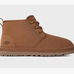 UGG Tan Suede Lace-Up Boots